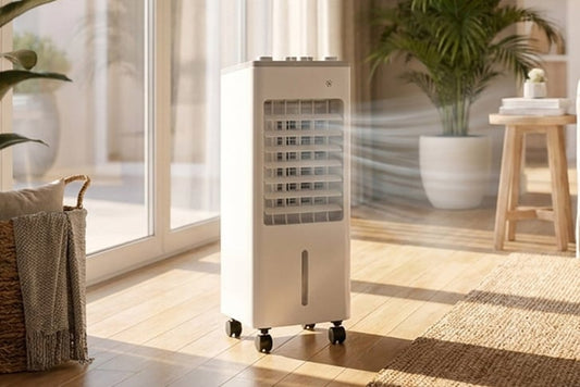 Electrics R Us 6L Portable Air Cooler with 2 Ice Boxes Remote Control