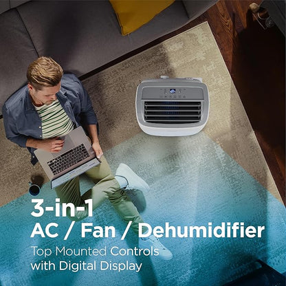 BLACK+DECKER Portable Air Conditioner 9,000 BTU White