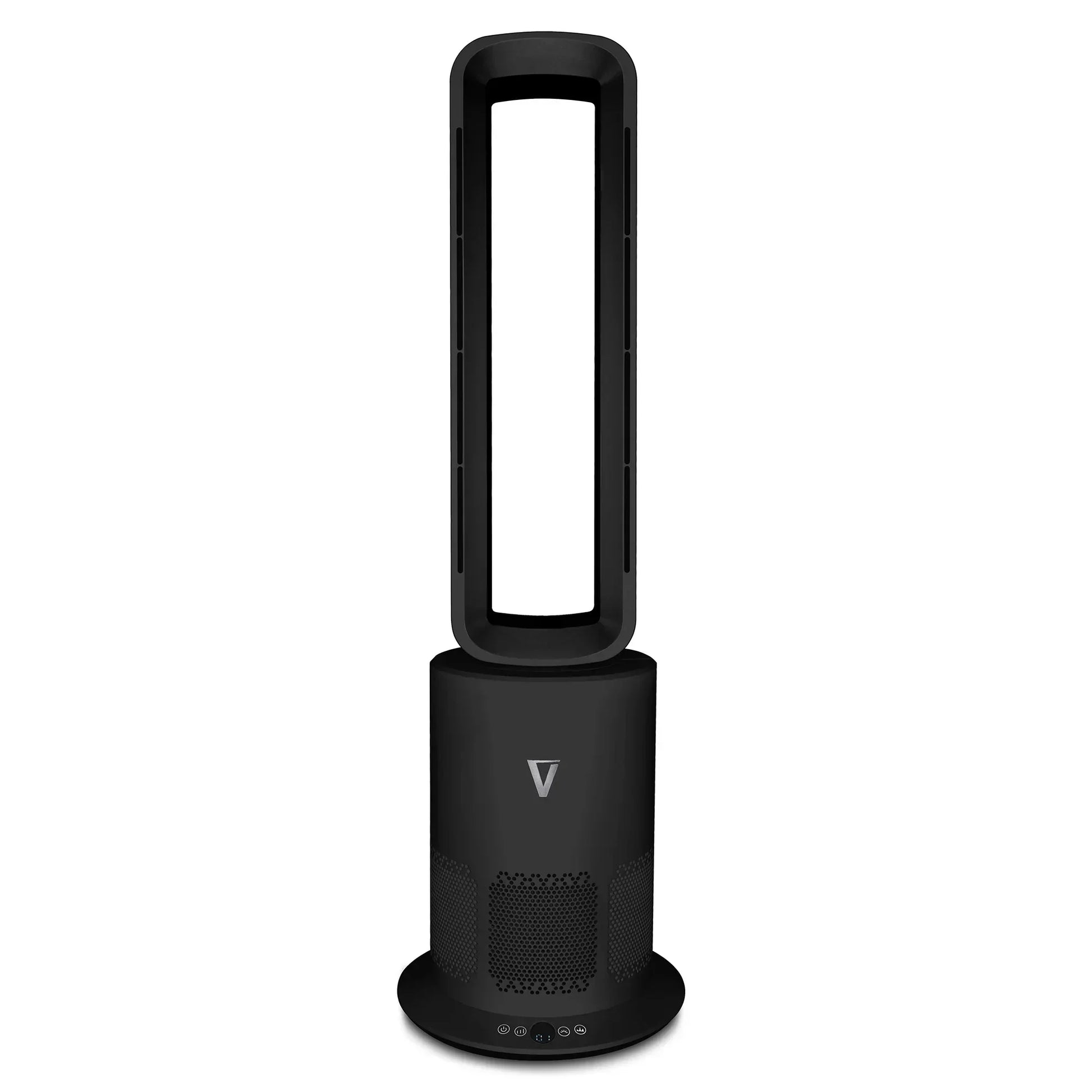 Vortex Air Cleanse Bladeless Air Purifier Heater Cooler Silver