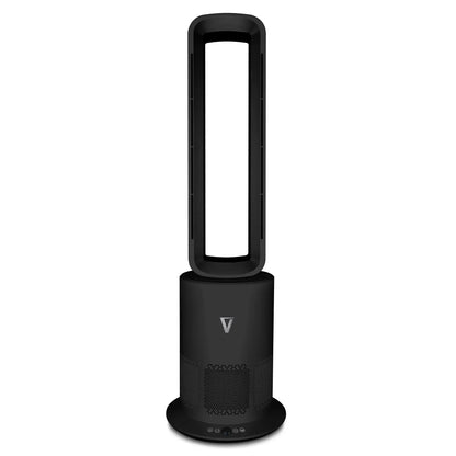 Vortex Air Cleanse Bladeless Air Purifier Heater Cooler Silver