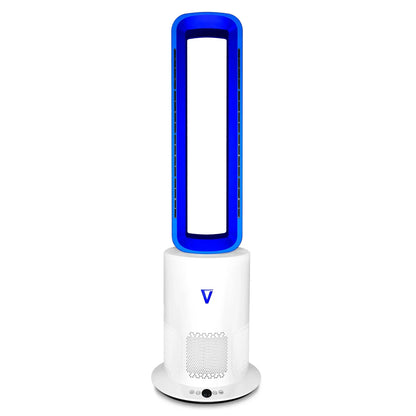 Vortex Air Cleanse Bladeless Air Purifier Heater Cooler Silver